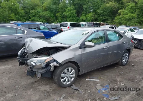 2015 Toyota Corolla Le из США, поврежденный, VIN 2T1BURHE3FC299578